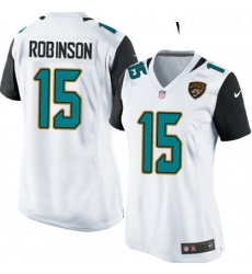 Womens Nike Jacksonville Jaguars 15 Allen Robinson Game White NFL Jersey