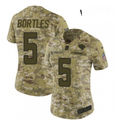 Womens Nike Jacksonville Jaguars 5 Blake Bortles Limited Camo 2018 Salute to Service NFL Jersey