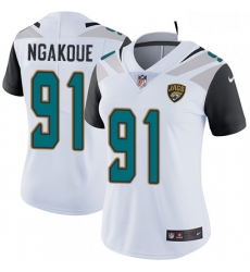 Womens Nike Jacksonville Jaguars 91 Yannick Ngakoue Elite White NFL Jersey