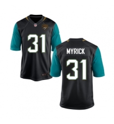 Youth Jacksonville Jaguars #31 Jalen Myrick Black Jersey