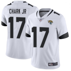 Youth Jaguars 17 DJ Chark Jr White Stitched Football Vapor Untouchable Limited Jersey