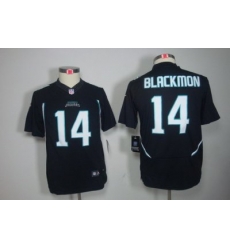 Youth Nike Jacksonville Jaguars 14# Justin Blackmon Black Color[Youth Limited Jerseys]