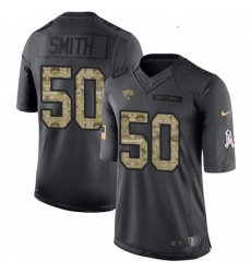 Youth Nike Jacksonville Jaguars 50 Telvin Smith Limited Black 2016 Salute to Service NFL Jersey