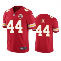 Men Kansas City Chiefs 44 Elijah Lee Red Vapor Untouchable Limited Stitched Football Jersey