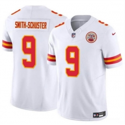 Men   Kansas City Chiefs 9 JuJu Smith Schuster White 2023 F U S E Vapor Untouchable Limited Stitched Football Jersey