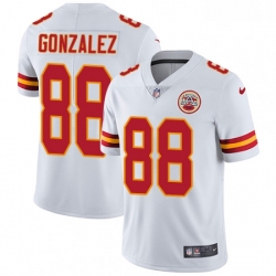 Men Nike Kansas City Chiefs 88 Tony Gonzalez White Vapor Untouchable Limited Player NFL Jersey