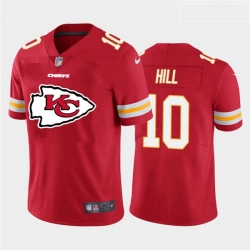 Nike Chiefs 10 Tyreek Hill Red Team Big Logo Vapor Untouchable Limited Jersey