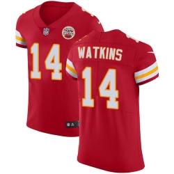 Nike Chiefs #14 Sammy Watkins Red Team Color Mens Stitched NFL Vapor Untouchable Elite Jersey