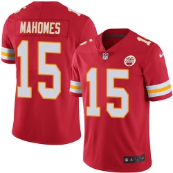 Nike Chiefs #15 Patrick Mahomes Red Team Color Mens Stitched NFL Vapor Untouchable Limited Jersey