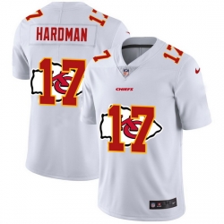 Nike Chiefs 17 Mecole Hardman White Shadow Logo Limited Jersey