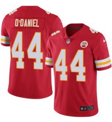 Nike Chiefs #44 Dorian O Daniel Red Team Color Mens Stitched NFL Vapor Untouchable Limited Jersey