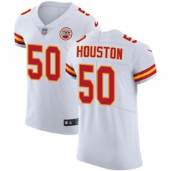 Nike Chiefs #50 Justin Houston White Mens Stitched NFL Vapor Untouchable Elite Jersey