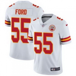 Nike Chiefs #55 Dee Ford White Mens Stitched NFL Vapor Untouchable Limited Jersey