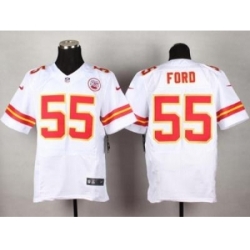 Nike Kansas City Chiefs 55 Dee Ford White Elite NFL Jersey