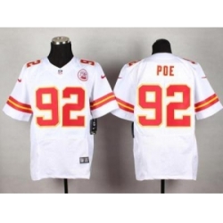 Nike Kansas City Chiefs 92 Dontari Poe White Elite NFL Jersey