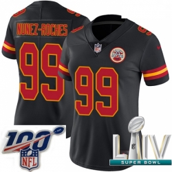 2020 Super Bowl LIV Women Nike Kansas City Chiefs #99 Rakeem Nunez-Roches Limited Black Rush Vapor Untouchable NFL Jersey