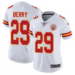 Nike Chiefs #29 Eric Berry White Womens Stitched NFL Vapor Untouchable Limited Jersey