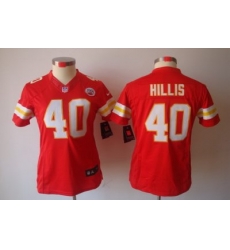 Women Nike Kansas City Chiefs 40 Peyton Hillis Red Color[NIKE LIMITED Jersey]