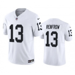 Men Las Vegas Raiders 13 Hunter Renfrow White 2023 F U S E Vapor Untouchable Stitched Football Jersey