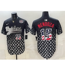 Men Las Vegas Raiders 15 Fernando Mendoza Black USA 250 Fourth of July Vapor Limited Stitched Baseball Jerseys Men Las Vegas Raiders 15 Fernando Mendoza Black USA 250 Fourth of July Vapor Limited Stitched Baseball Jerseys