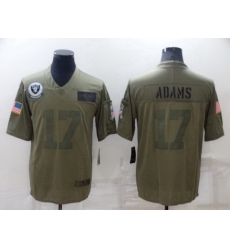 Men Las Vegas Raiders 17 Davante Adams Camo Salute To Service Limited Stitched jersey