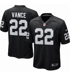 Men Las Vegas Raiders Vance #22 Black F U S E Stitched Jersey.jpg