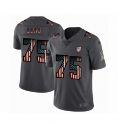 Nike Raiders 75 Howie Long 2019 Salute To Service USA Flag Fashion Limited Jersey