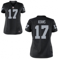 Women Las Vegas Raiders #17 Davante Adams Black Vapor Limited Stitched Jersey