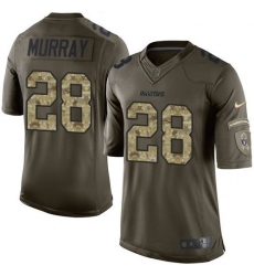 Nike Raiders #28 Latavius Murray Green Youth Stitched NFL Limited Salute to Service Jersey