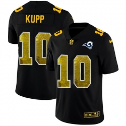 Los Angeles Rams 10 Cooper Kupp Men Black Nike Golden Sequin Vapor Limited NFL Jersey Los Angeles Rams 10 Cooper Kupp Men Black Nike Golden Sequin Vapor Limited NFL Jersey