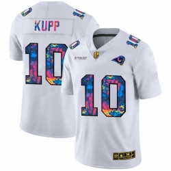 Los Angeles Rams 10 Cooper Kupp Men White Nike Multi Color 2020 NFL Crucial Catch Limited NFL Jersey Los Angeles Rams 10 Cooper Kupp Men White Nike Multi Color 2020 NFL Crucial Catch Limited NFL Jersey