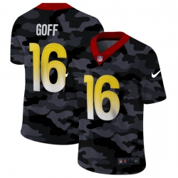 Los Angeles Rams 16 Jared Goff Men Nike 2020 Black CAMO Vapor Untouchable Limited Stitched NFL Jersey Los Angeles Rams 16 Jared Goff Men Nike 2020 Black CAMO Vapor Untouchable Limited Stitched NFL Jersey