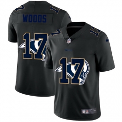 Los Angeles Rams 17 Robert Woods Men Nike Team Logo Dual Overlap Limited NFL Jersey Black Los Angeles Rams 17 Robert Woods Men Nike Team Logo Dual Overlap Limited NFL Jersey Black