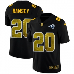 Los Angeles Rams 20 Jalen Los Angeles Ramsey Men Black Nike Golden Sequin Vapor Limited NFL Jersey Los Angeles Rams 20 Jalen Los Angeles Ramsey Men Black Nike Golden Sequin Vapor Limited NFL Jersey