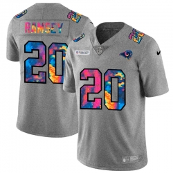 Los Angeles Rams 20 Jalen Los Angeles Ramsey Men Nike Multi Color 2020 NFL Crucial Catch NFL Jersey Greyheather Los Angeles Rams 20 Jalen Los Angeles Ramsey Men Nike Multi Color 2020 NFL Crucial Catch NFL Jersey Greyheather
