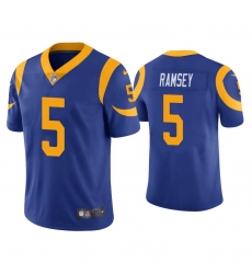 Men 5 Jalen Los Angeles Ramsey Los Angeles Rams Vapor Limited Jersey Royal Jersey