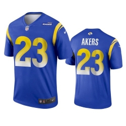 Men Los Angeles Rams 23 Cam Akers 2020 Blue Vapor Untouchable Limited Stitched Jersey Men Los Angeles Rams 23 Cam Akers 2020 Blue Vapor Untouchable Limited Stitched Jersey