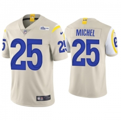 Men Los Angeles Rams 25 Sony Michel 2021 Bone Vapor Untouchable Limited Stitched Football Jersey Men Los Angeles Rams 25 Sony Michel 2021 Bone Vapor Untouchable Limited Stitched Football Jersey