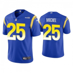 Men Los Angeles Rams 25 Sony Michel 2021 Royal Vapor Untouchable Limited Stitched Football Jersey Men Los Angeles Rams 25 Sony Michel 2021 Royal Vapor Untouchable Limited Stitched Football Jersey