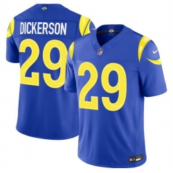 Men Los Angeles Rams  29 Eric Dickerson Royal 2026 F U S E  Vapor Limited Stitched Football Jersey