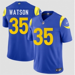 Men Los Angeles Rams  35 Jaylen Watson Royal 2026 F U S E  Vapor Limited Stitched Football Jersey