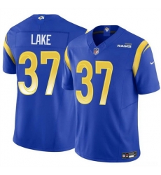 Men Los Angeles Rams 37 Quentin Lake Blue 2025 F U S E  Vapor Untouchable Stitched Football Jersey Men Los Angeles Rams 37 Quentin Lake Blue 2025 F U S E  Vapor Untouchable Stitched Football Jersey
