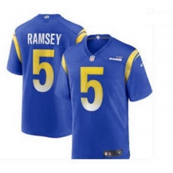 Men Los Angeles Rams 5 Jalen Los Angeles Ramsey Blue 2021 new vapor untouchable stitched nike limited Jersey Men Los Angeles Rams 5 Jalen Los Angeles Ramsey Blue 2021 new vapor untouchable stitched nike limited Jersey