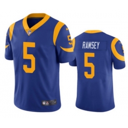 Men Los Angeles Rams 5 Jalen Los Angeles Ramsey Blue Vapor Untouchable Limited Stitched Jersey Men Los Angeles Rams 5 Jalen Los Angeles Ramsey Blue Vapor Untouchable Limited Stitched Jersey