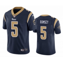 Men Los Angeles Rams 5 Jalen Los Angeles Ramsey Navy Vapor Untouchable Limited Stitched Jersey Men Los Angeles Rams 5 Jalen Los Angeles Ramsey Navy Vapor Untouchable Limited Stitched Jersey