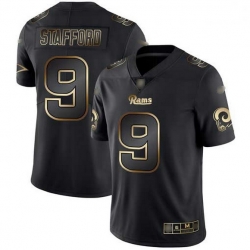 Men Los Angeles Rams 9 Matthew Stafford Black Gold Men Stitched NFL Vapor Untouchable Limited Jersey Men Los Angeles Rams 9 Matthew Stafford Black Gold Men Stitched NFL Vapor Untouchable Limited Jersey