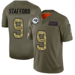 Men Los Angeles Rams 9 Matthew Stafford Men Nike 2019 Olive Camo Salute To Service Limited NFL Jersey Men Los Angeles Rams 9 Matthew Stafford Men Nike 2019 Olive Camo Salute To Service Limited NFL Jersey