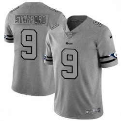 Men Los Angeles Rams 9 Matthew Stafford Men Nike Gray Gridiron II Vapor Untouchable Limited NFL Jersey Men Los Angeles Rams 9 Matthew Stafford Men Nike Gray Gridiron II Vapor Untouchable Limited NFL Jersey
