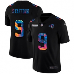 Men Los Angeles Rams 9 Matthew Stafford Men Nike Multi Color Black 2020 NFL Crucial Catch Vapor Untouchable Limited Jersey Men Los Angeles Rams 9 Matthew Stafford Men Nike Multi Color Black 2020 NFL Crucial Catch Vapor Untouchable Limited Jersey