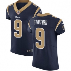 Men Los Angeles Rams 9 Matthew Stafford Navy Blue Team Color Men Stitched NFL Vapor Untouchable Elite Jersey Men Los Angeles Rams 9 Matthew Stafford Navy Blue Team Color Men Stitched NFL Vapor Untouchable Elite Jersey
